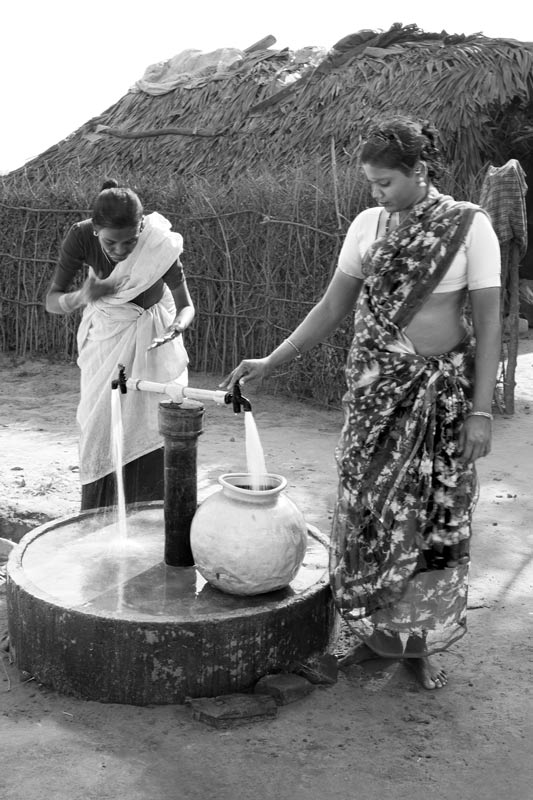Leaving No One Behind: Human Right to Water in India - community tapstand providing sufficient and continuous water supply in a settlement inhabited by the Yenadi tribal community in Nellore district, Andhra Pradesh